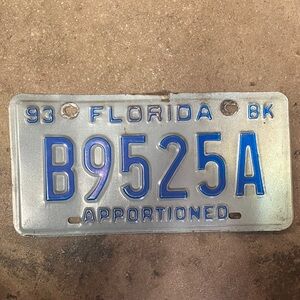 Vintage Florida License Plate